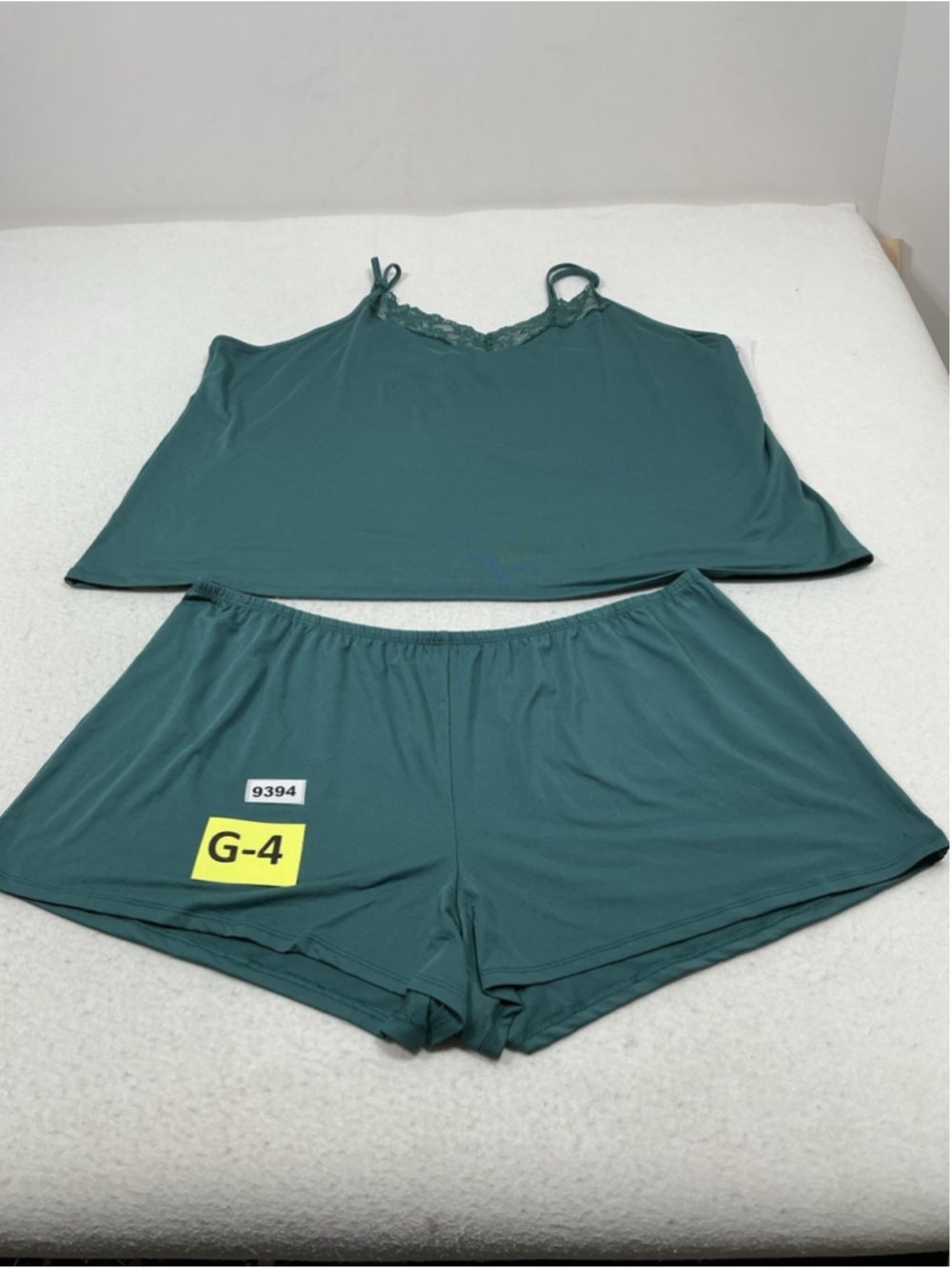 Womans NWT Joy Spun 2 Pc Pajama Set 3X 22W-24W Forest Green